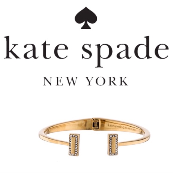 Kate Spade Raising The Bar Gold Bangle Cuff - Picture 6 of 6